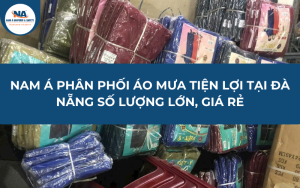 nam á phân phối áo mưa tiện lợi