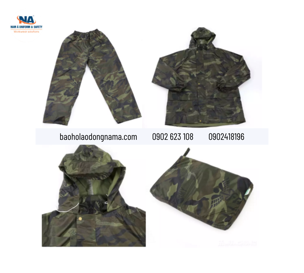 Áo mưa Bộ Rằn Ri 4 ao mua bo ran ri 2