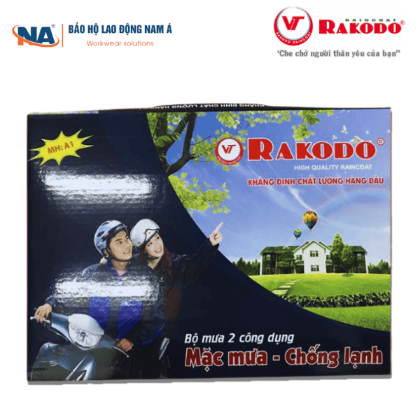 Bộ áo mưa 2 công dụng - thương hiệu Rakodo Vĩnh Tiến
