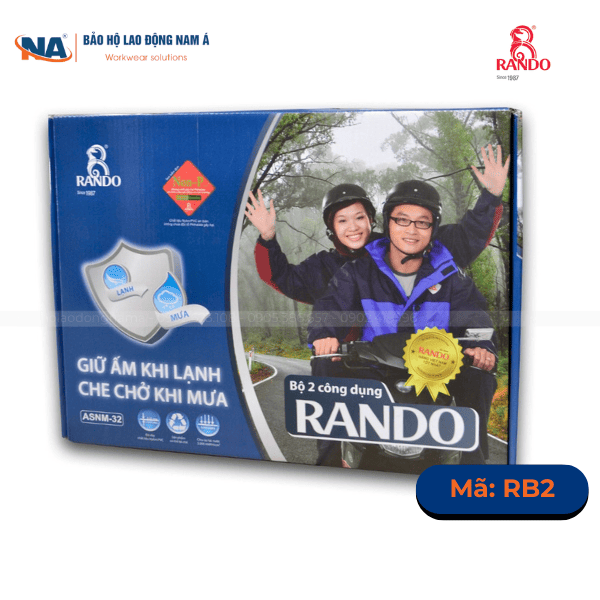 Hộp đựng áo mưa bộ Rando RB2 