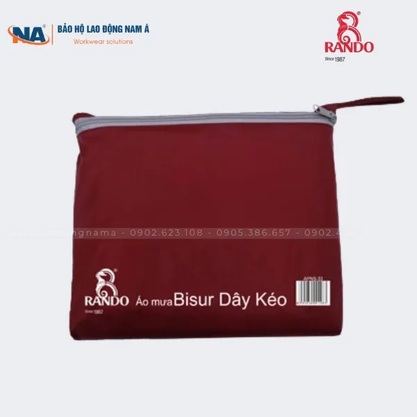 Áo mưa Bisur dây kéo 4 ao mua bisur day keo 3