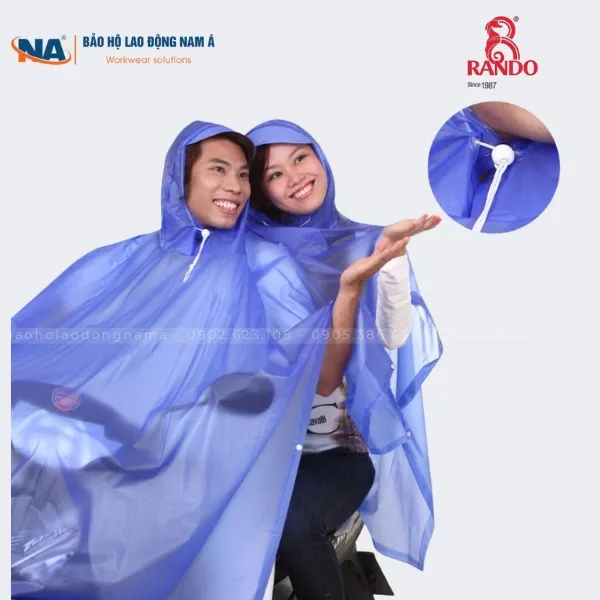 ao mua poncho 2 non trong mau 2