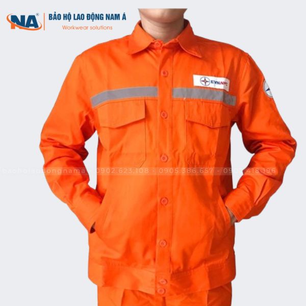 bo quan ao nganh dien luc mau cam 2