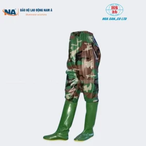 Ủng quần rằn ri đế vàng mềm HS26