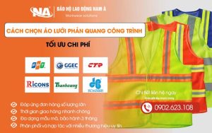 áo lưới phản quang công trình